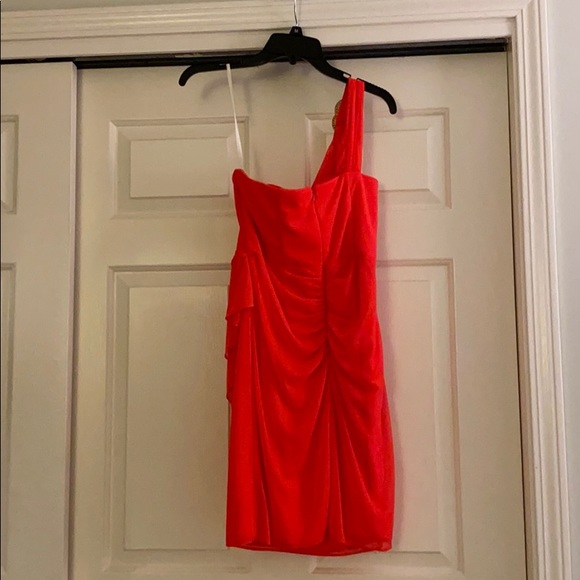 One shoulder formal cocktail dress - Picture 2 of 3